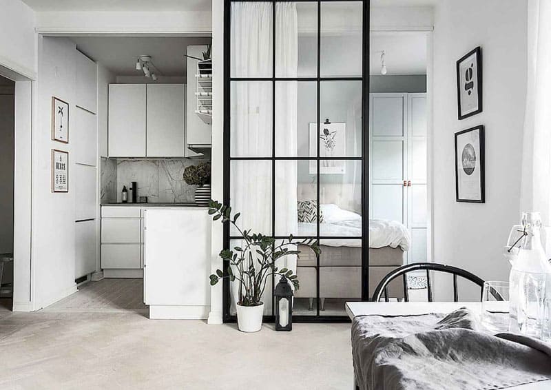 pareti in vetro per interni: soluzioni per ogni ambiente della casa